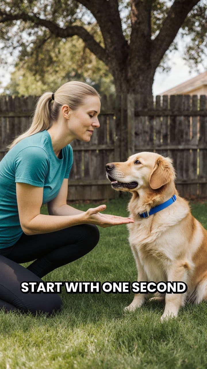 Teach Stay in One-Second Steps