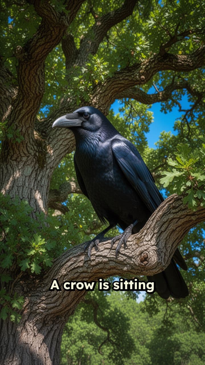 The Clever Crow and the Pot