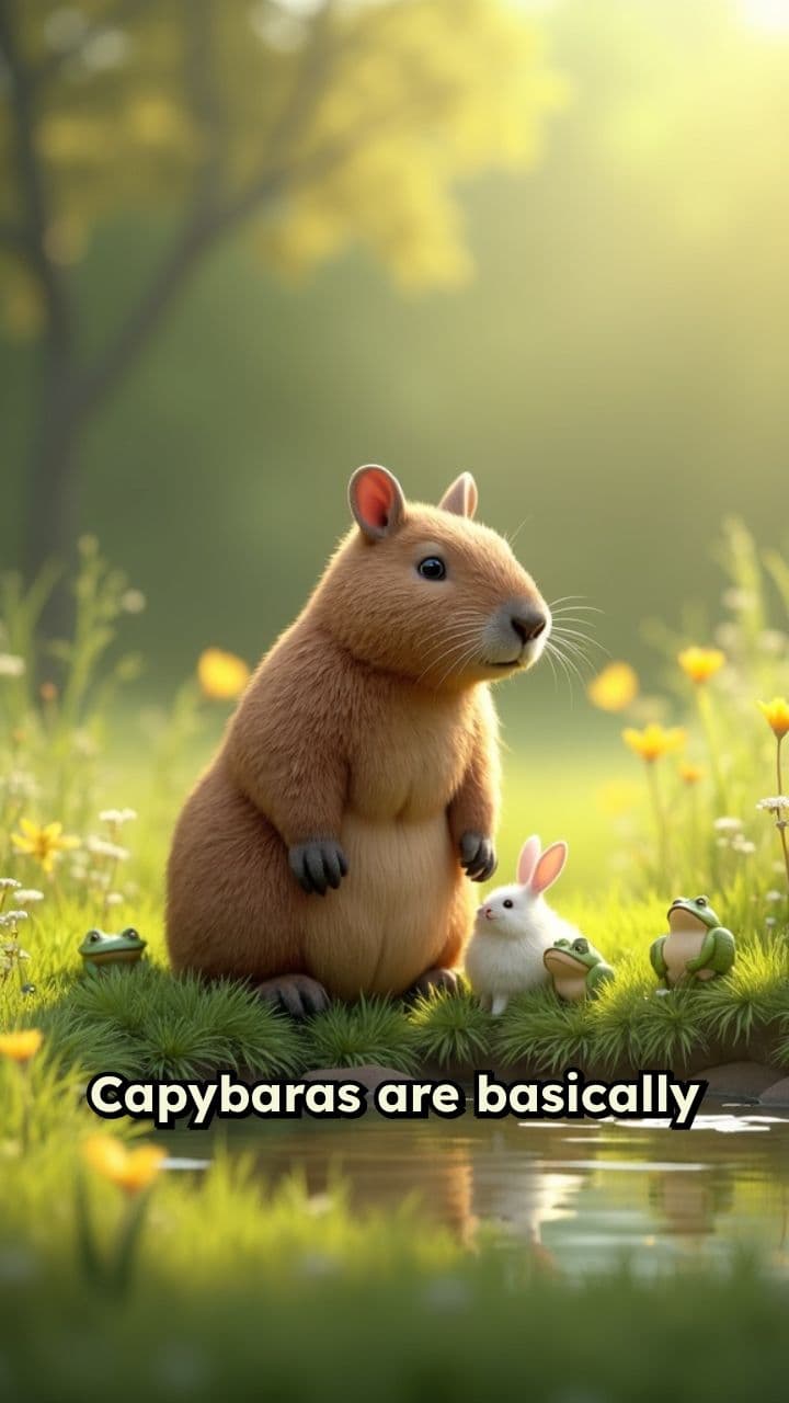 Capybaras: Nature's Friendly Strategists