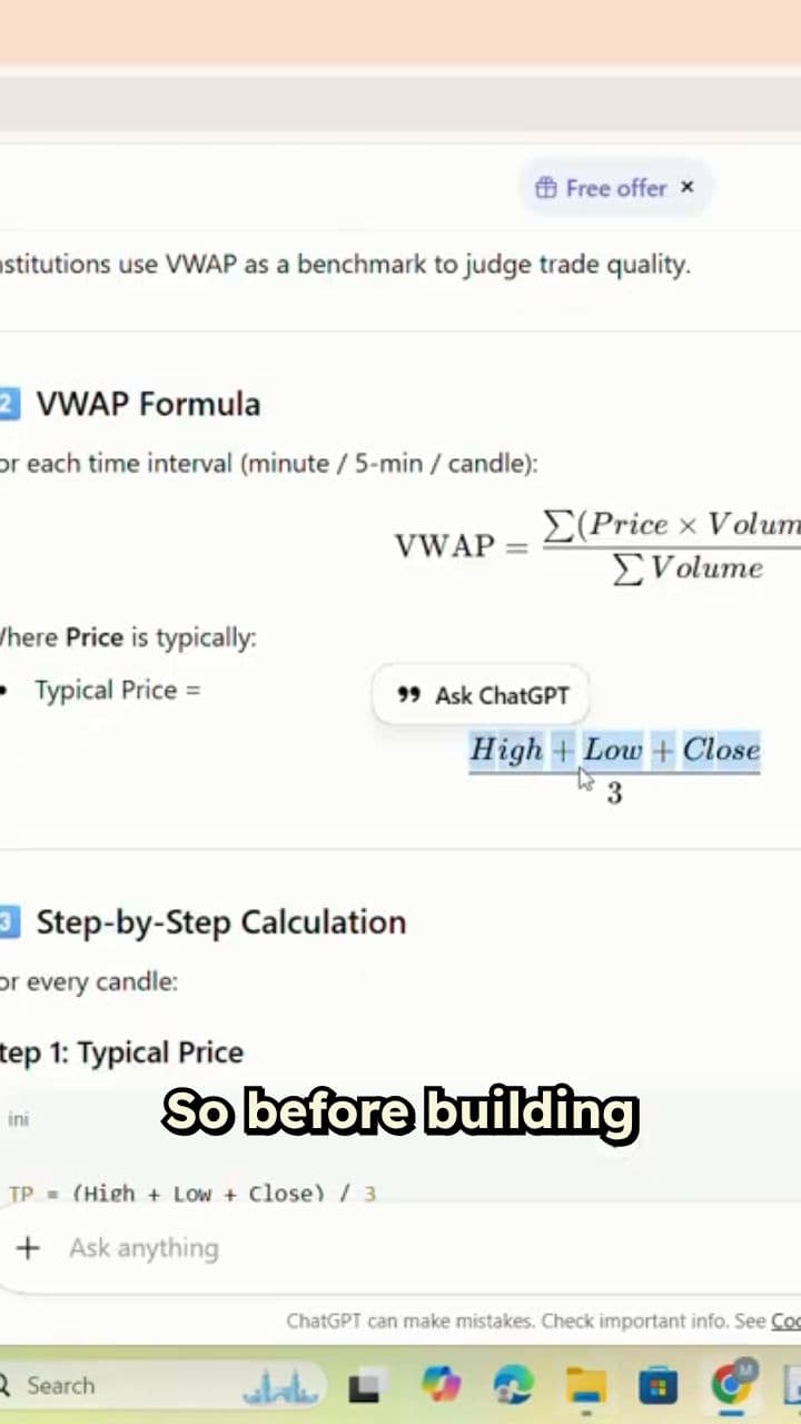 Understanding the VWAP Calculation Formula