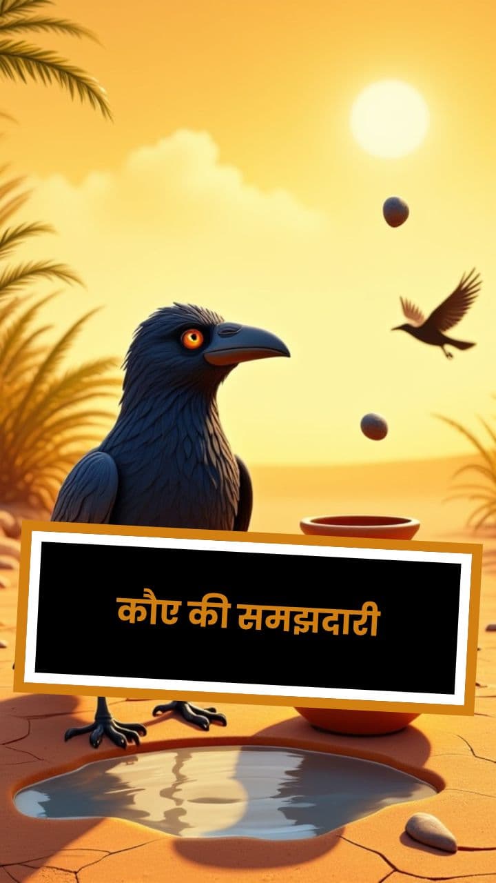 कौए की समझदारी