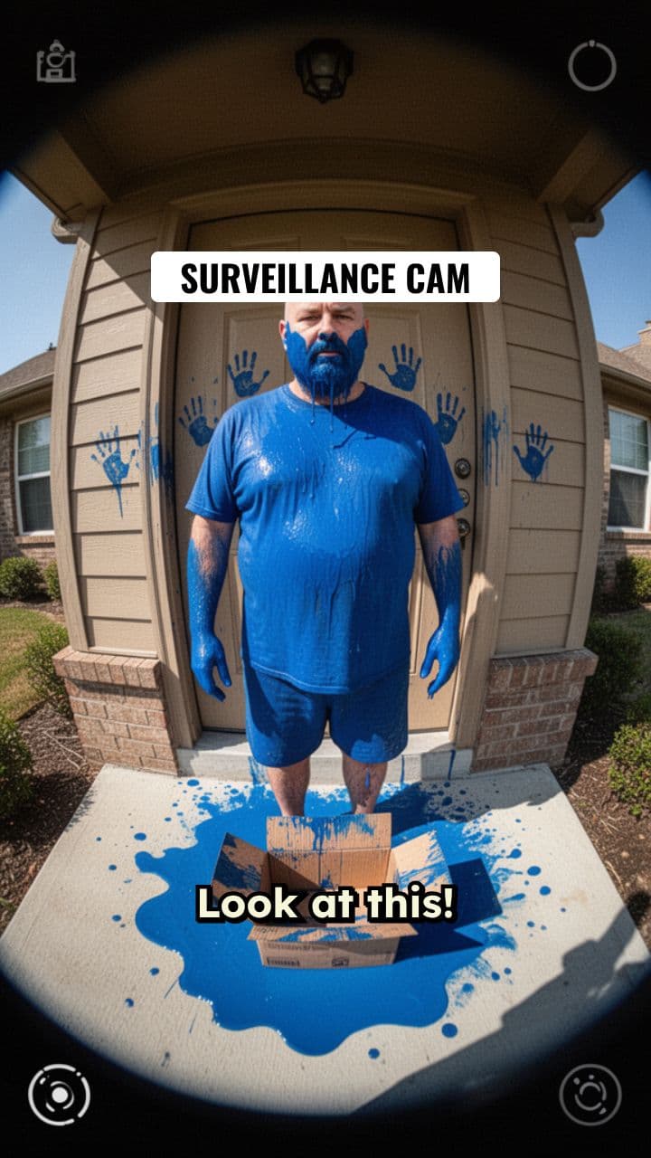 Blue Doorbell Disaster