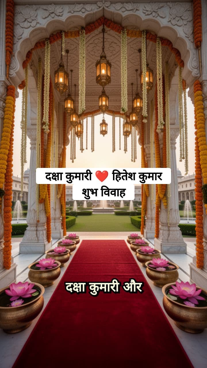 Royal Indian Wedding Invitation - Daksha & Hitesh