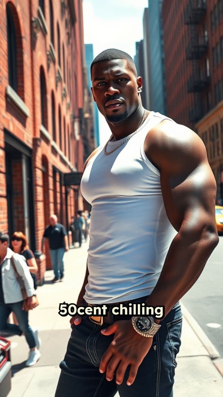 50 Cent Relaxing in New York