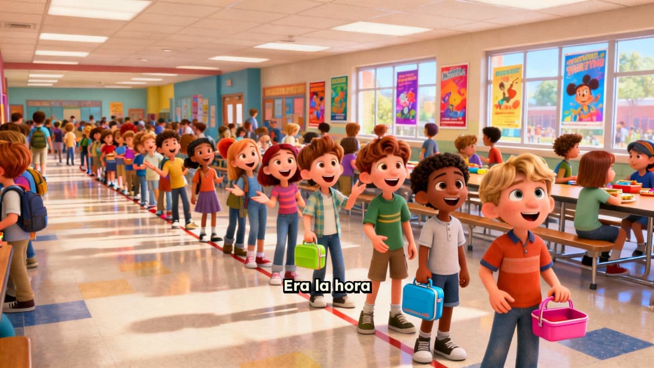 La fila de los empujones