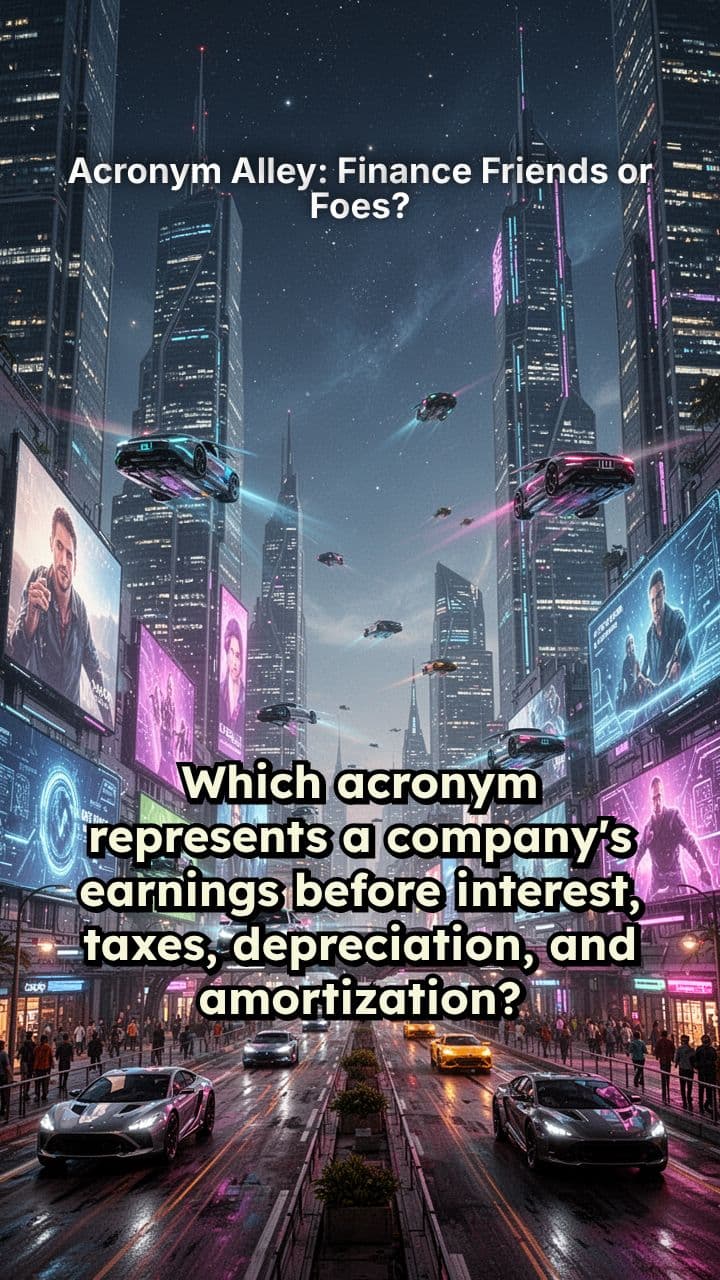 Acronym Alley: Finance Friends or Foes?