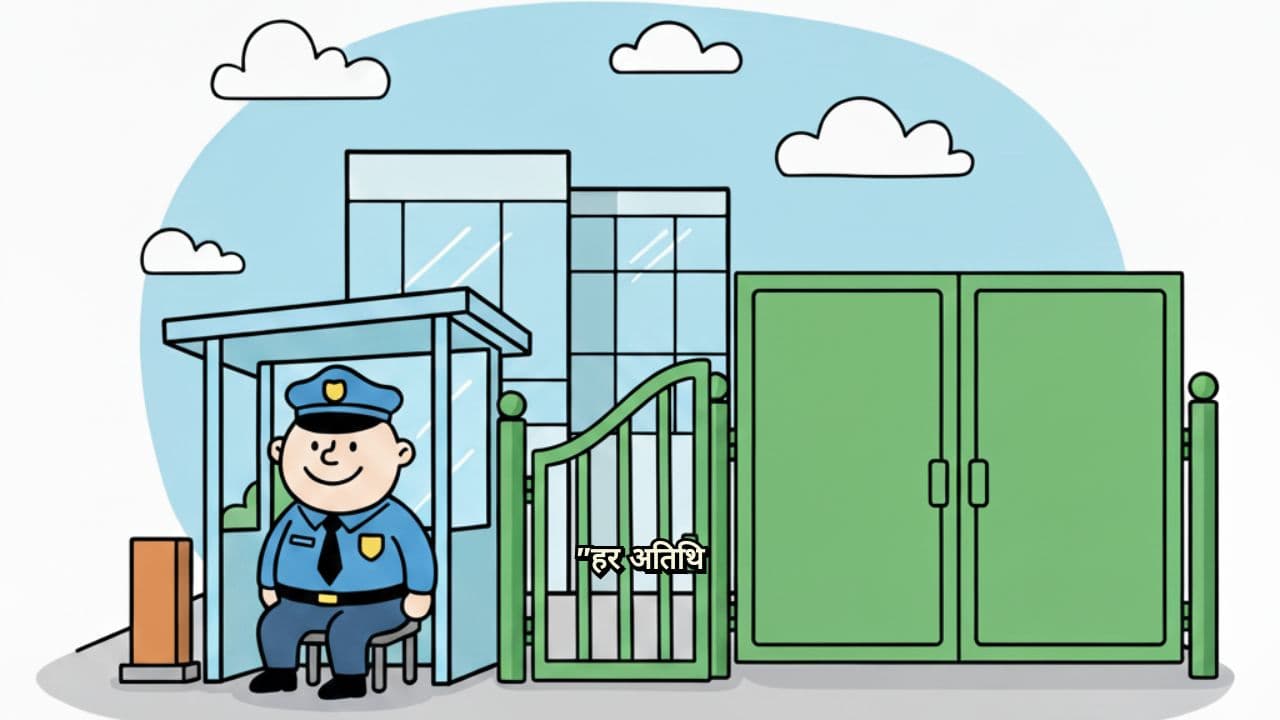 सुरक्षा और स्वागत की जिम्मेदारी