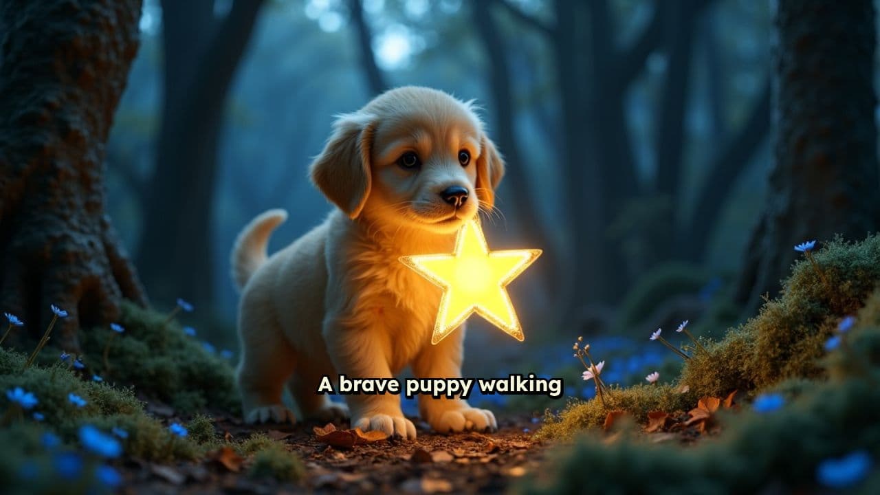 Puppy and the Glowing Star