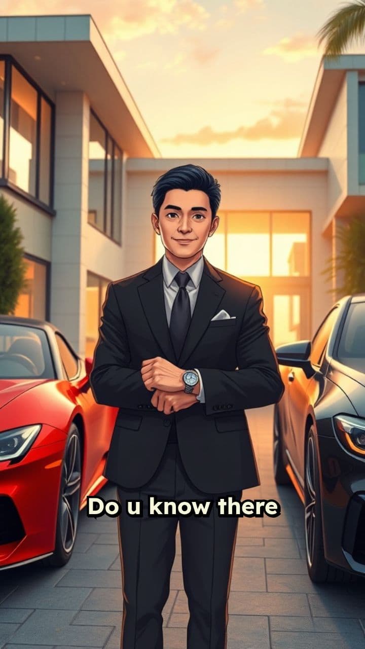 The Man with Two Luxury Cars