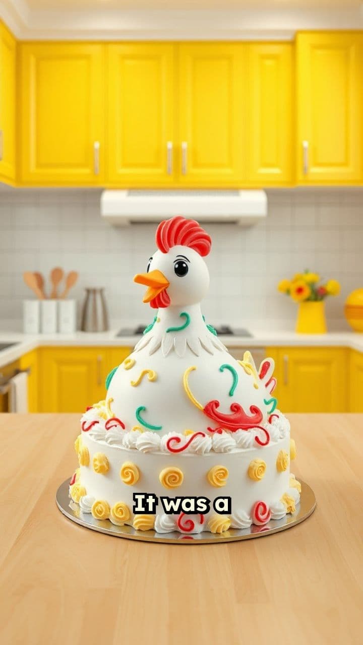 The Birthday Chicken Cake