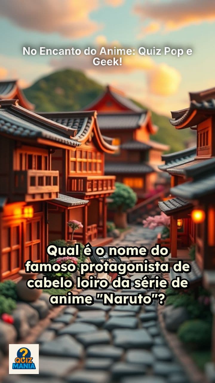 No Encanto do Anime: Quiz Pop e Geek!
