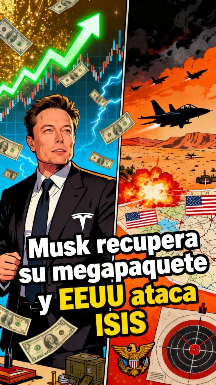 Musk recupera su megapaquete y EEUU ataca ISIS
