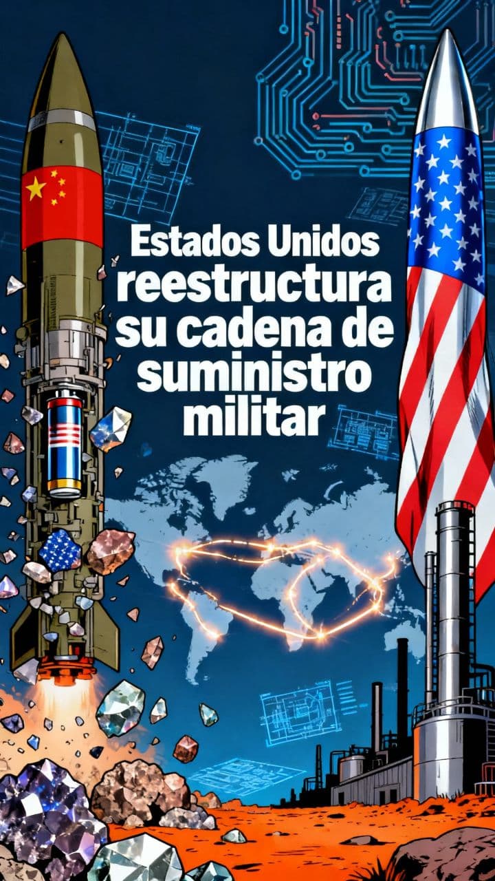 Estados Unidos reestructura su cadena de suministro militar