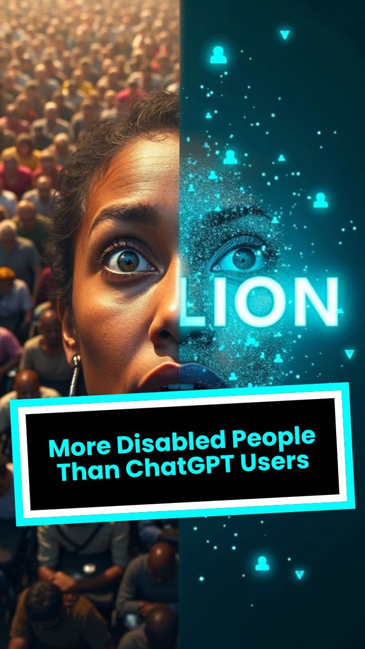 More Disabled People Than ChatGPT Users