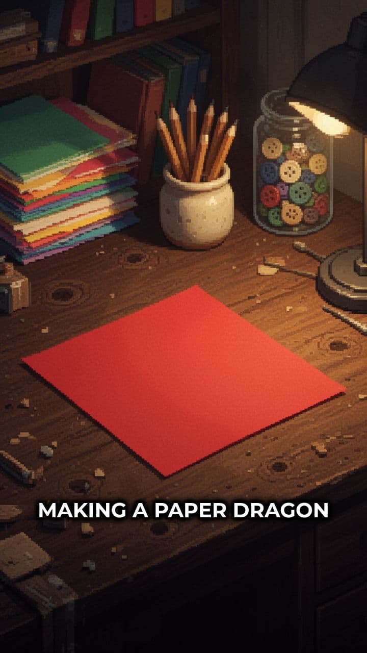 60-Second Paper Dragon Origami