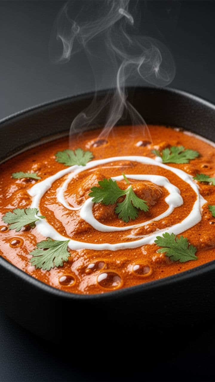 Cinematic Indian Butter Chicken