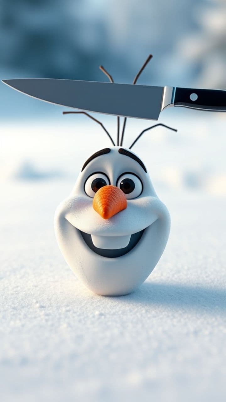 Oddly Satisfying Olaf Slice ASMR