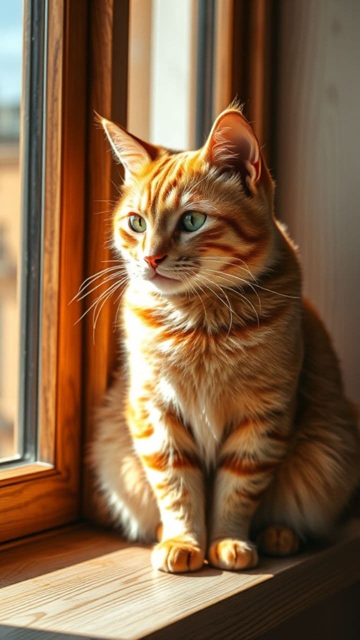 A Cat's Sweet Gesture