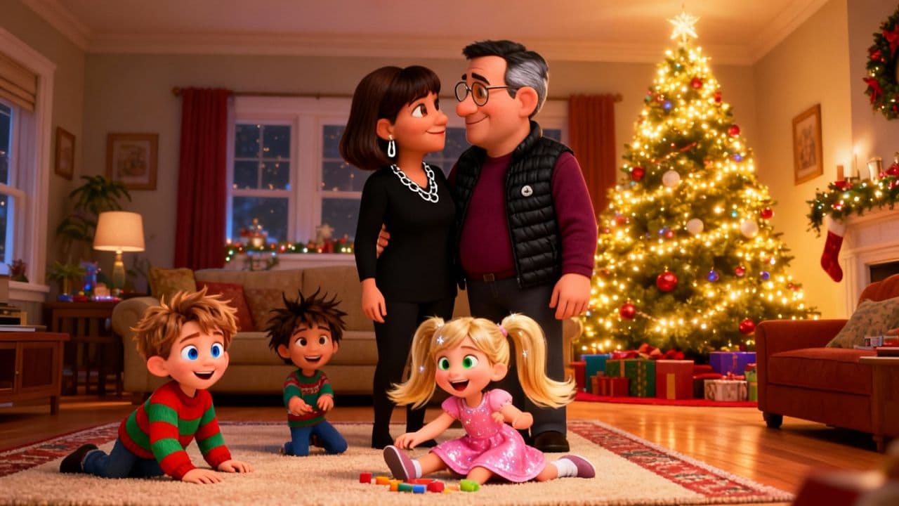 #7020-A Christmas Family Moment