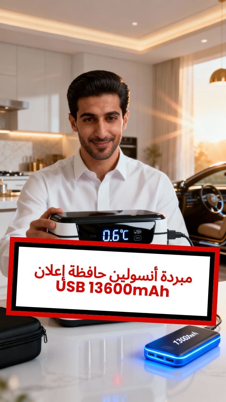 إعلان حافظة أنسولين مبردة