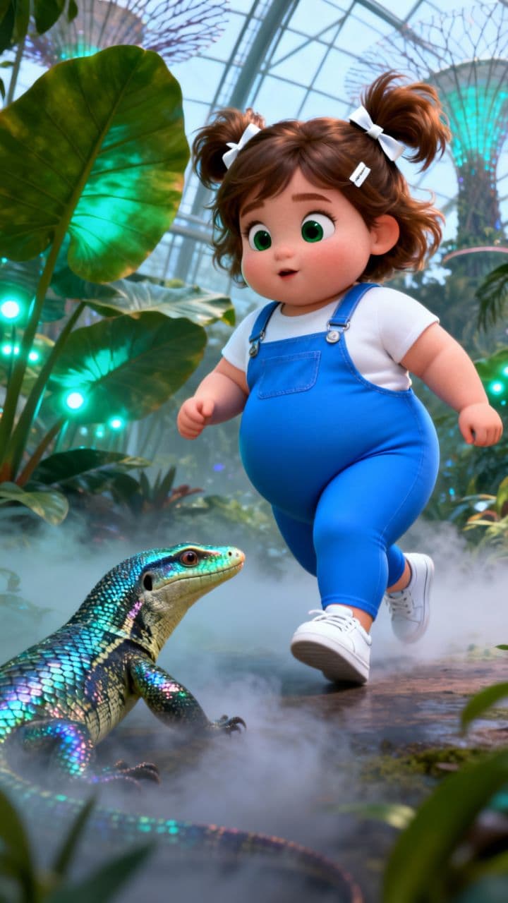 Lulu’s Singapore Lizard Surprise