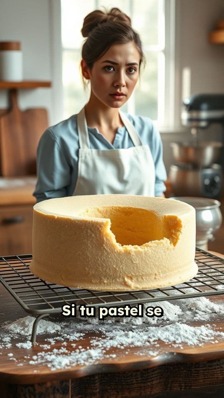 Evita que tu pastel se baje