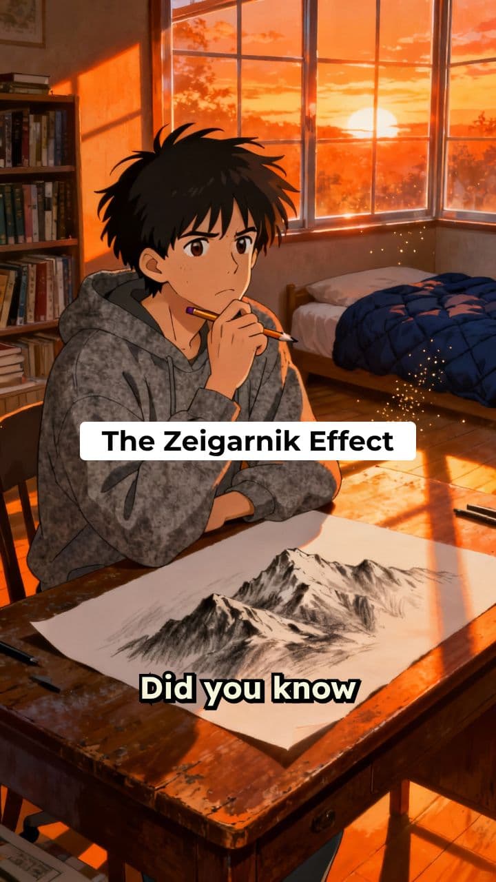 The Zeigarnik Effect: Why Your Brain Hates Unfinished Tasks