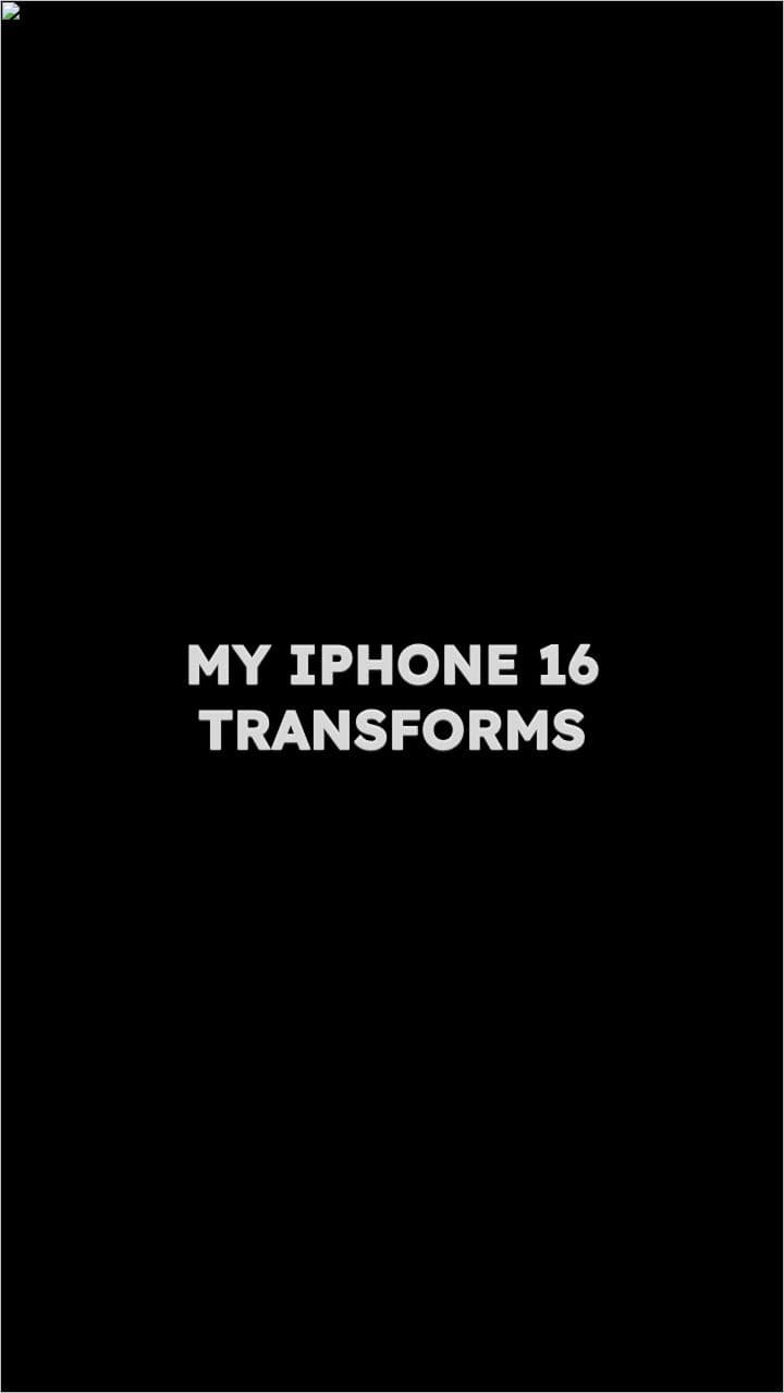 iPhone 16: Transforming to iPad