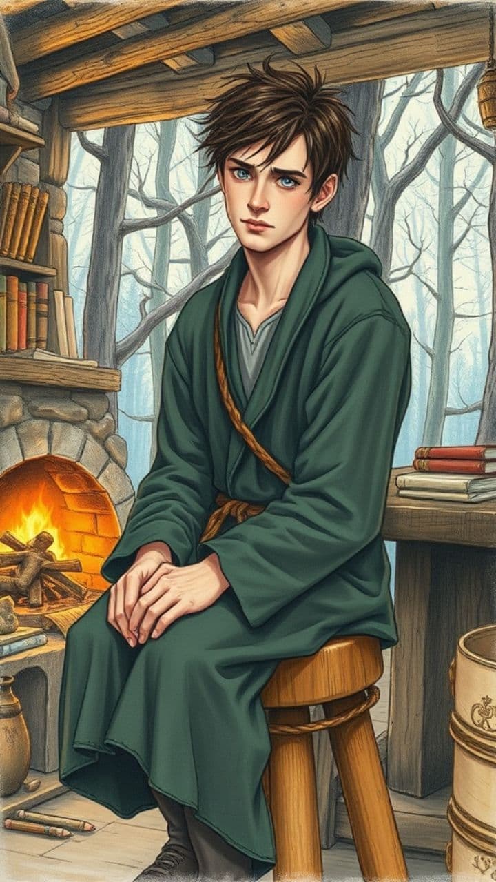 Беременный маг в лесу