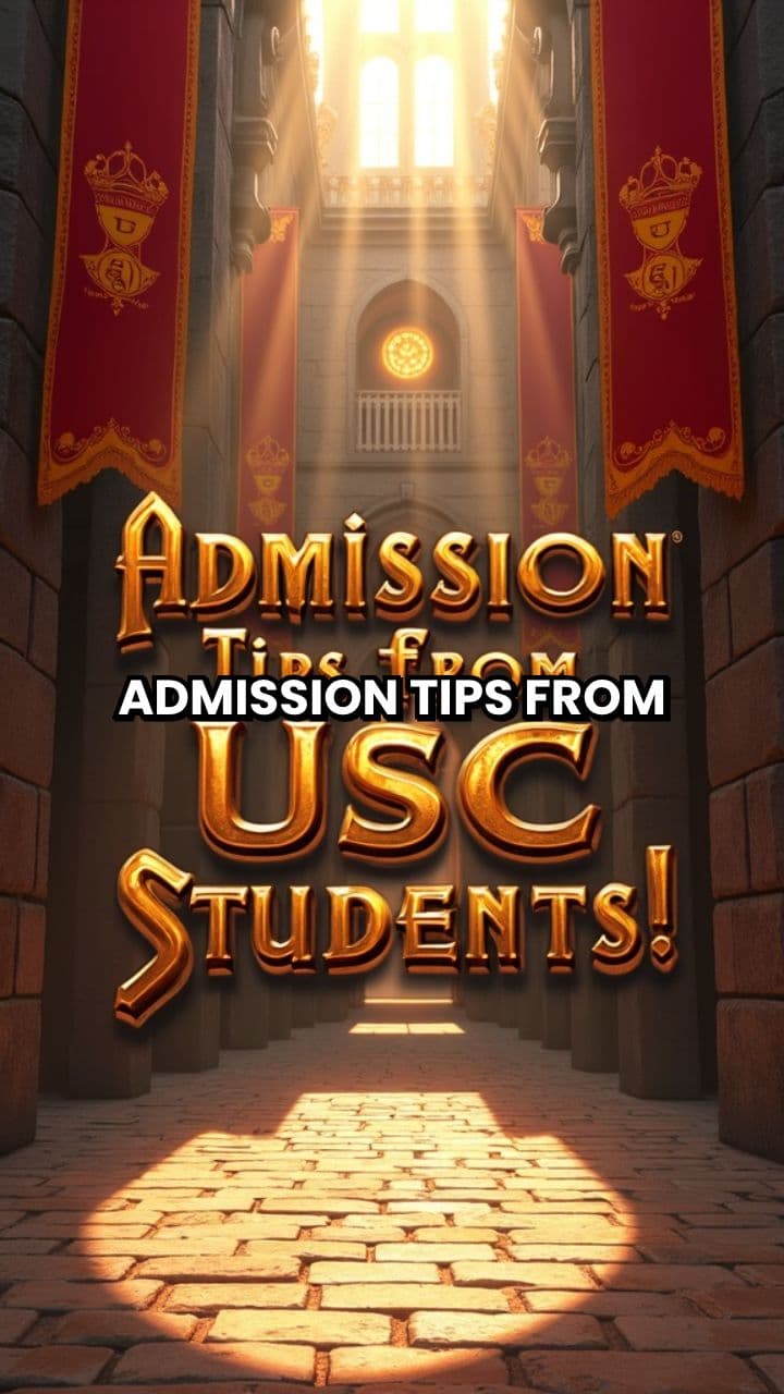 USC Admission Tips and Inspiration
