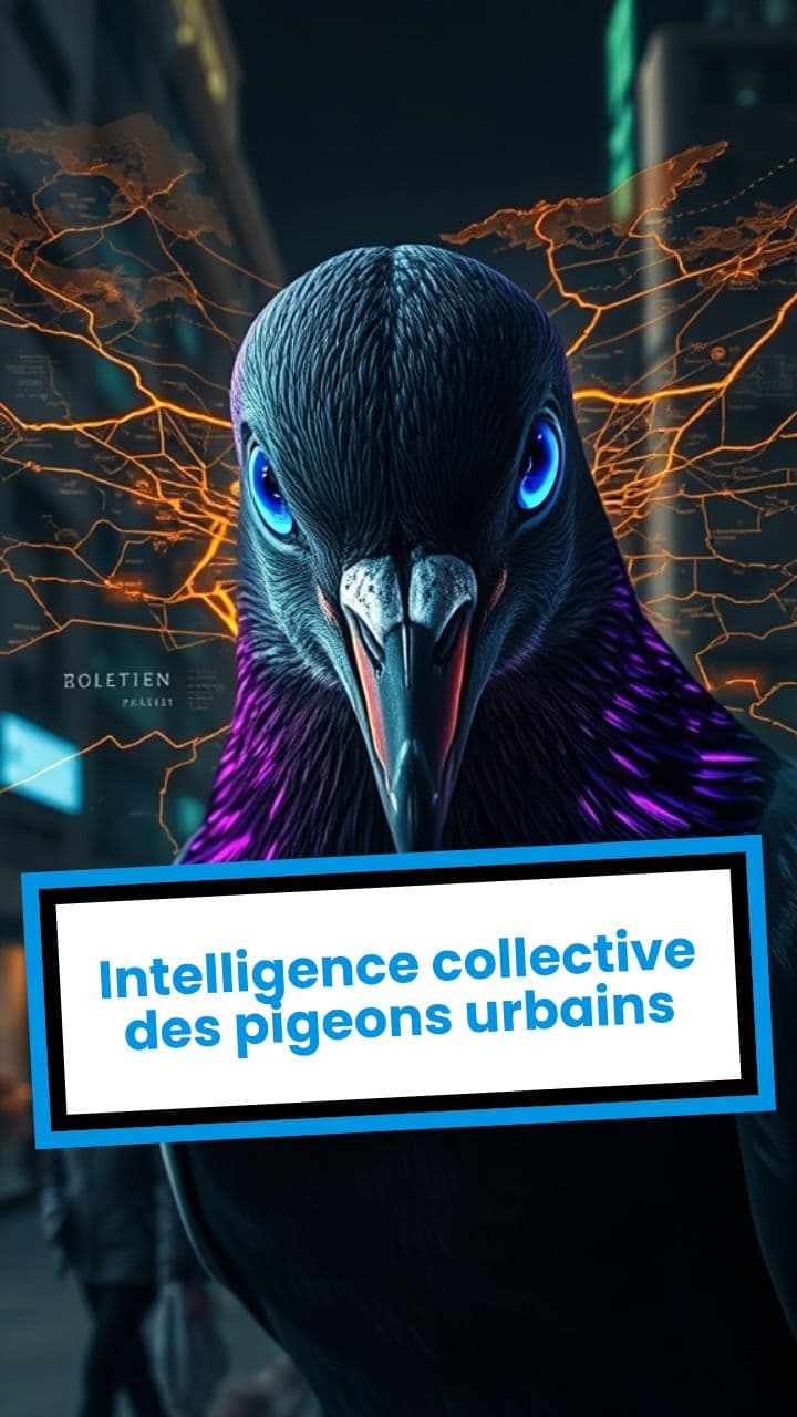 Intelligence collective des pigeons urbains