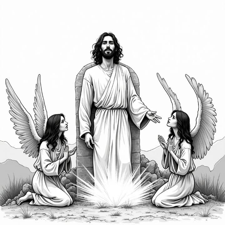 La Résurrection et les âmes du purgatoire