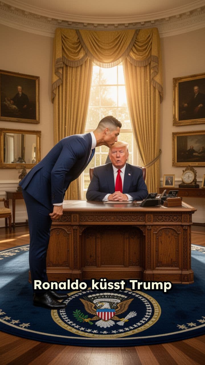 Ronaldo-Trump-Video entlarvt: KI-Deepfake