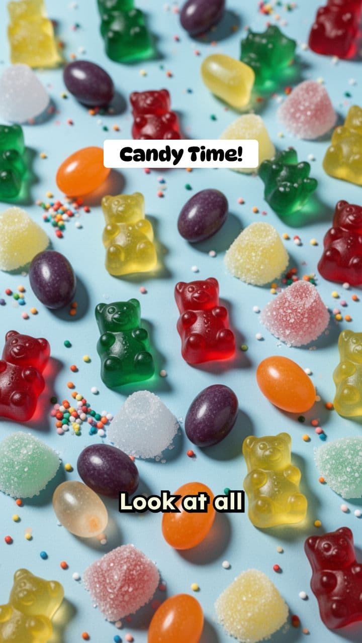 The Magic Candy Alphabet: Letter A