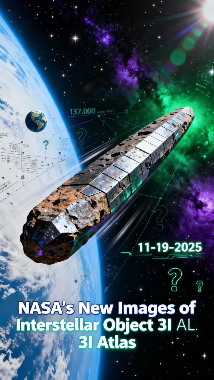NASA's New Images of Interstellar Object 3I Atlas