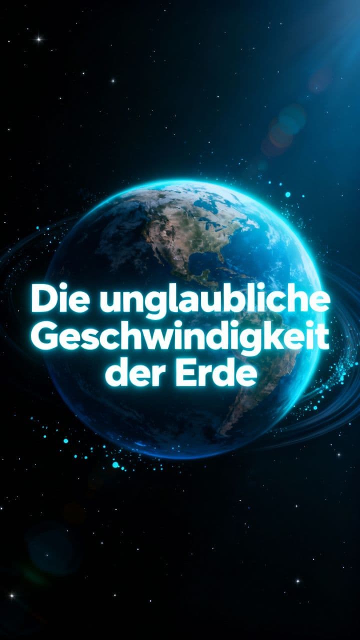Die unglaubliche Geschwindigkeit der Erde