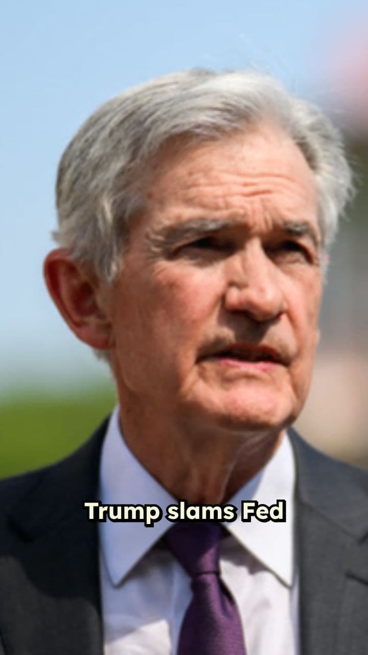 Trump Attacks Powell Over Fed Renovation
