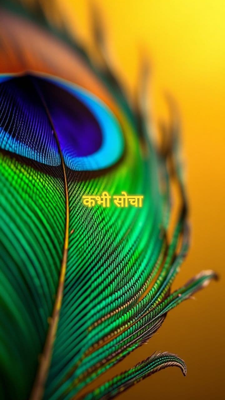 मोरपंख और जीवन के रंग