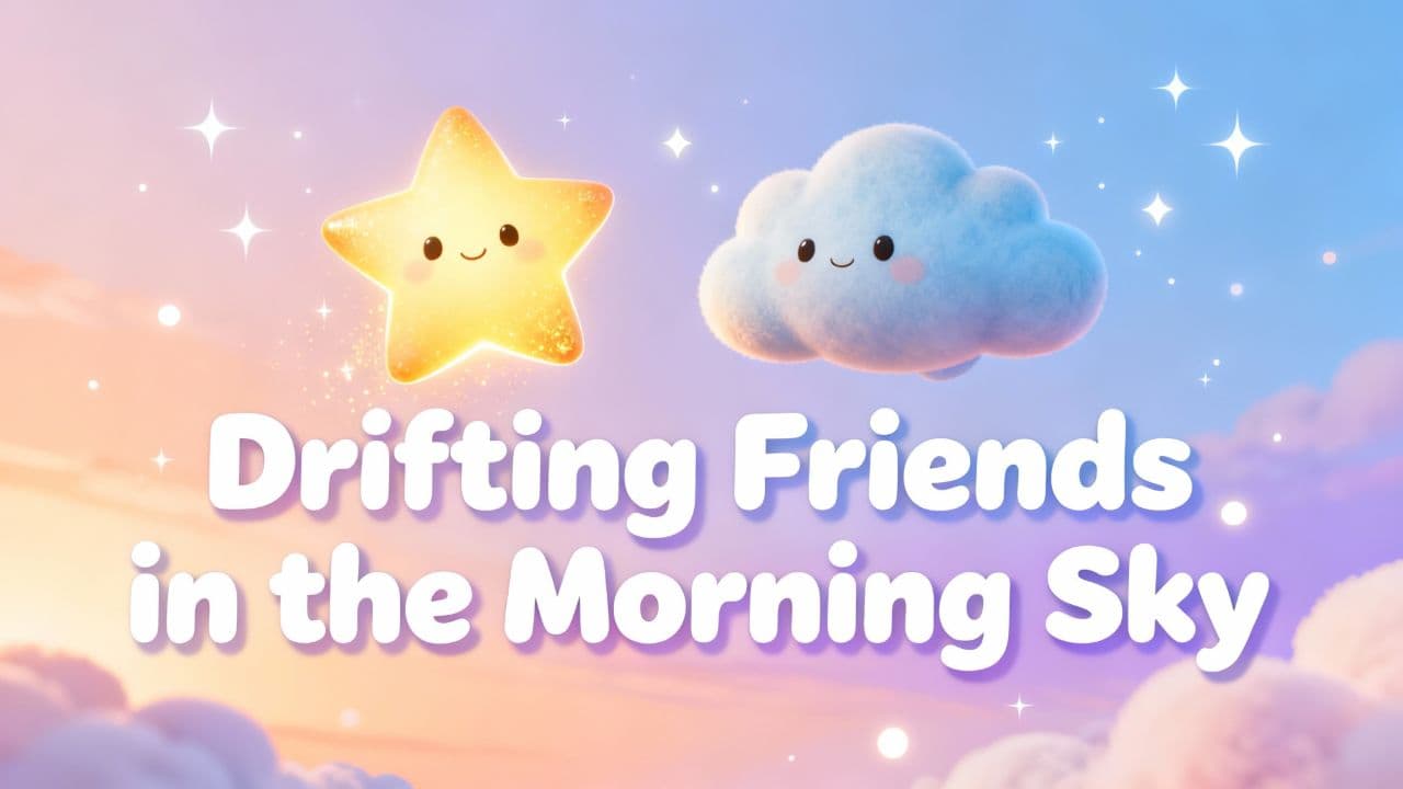Drifting Friends in the Morning Sky