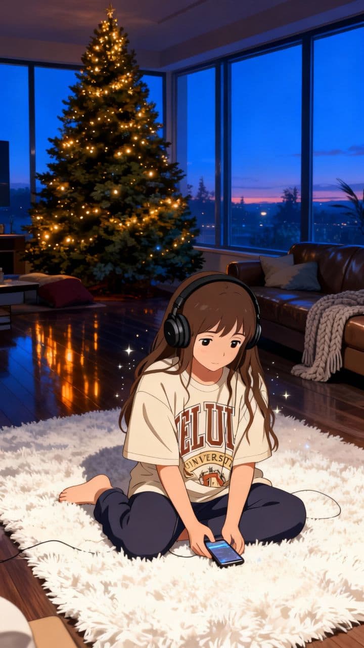 Valentina Under the Christmas Tree