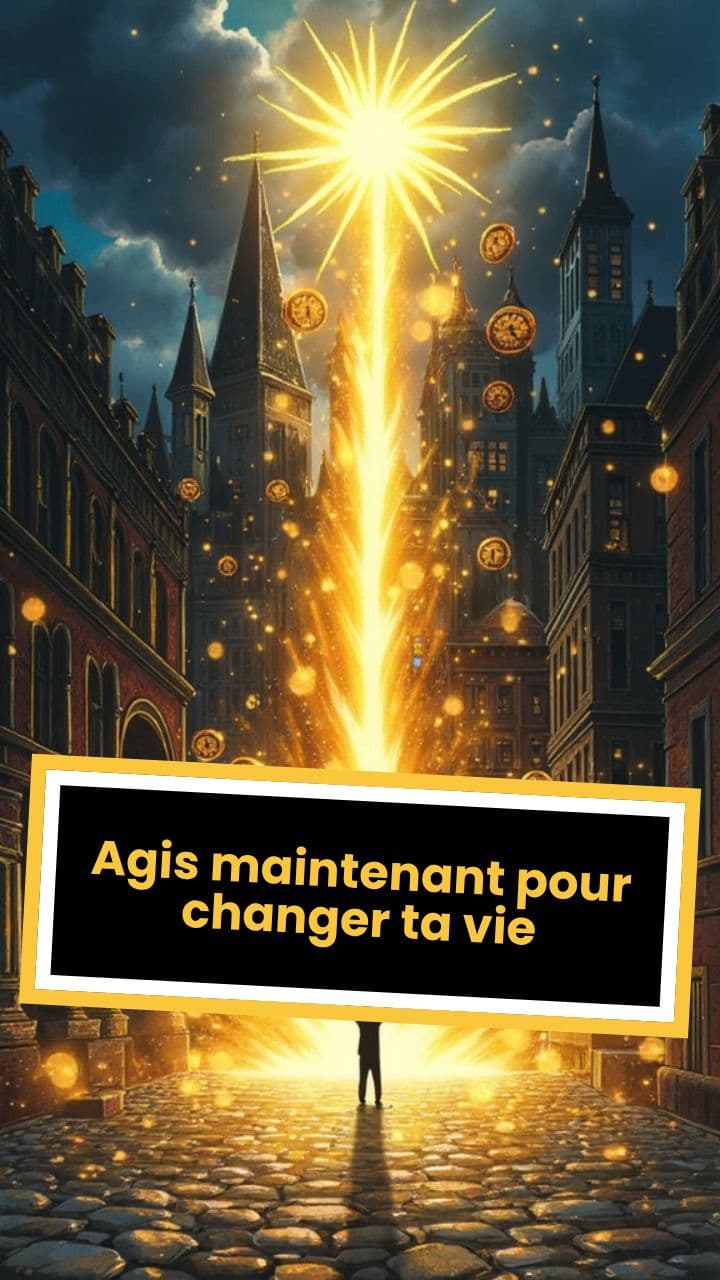 Agis maintenant pour changer ta vie