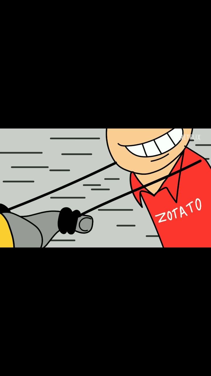 Dramatic Heist Entry... But It's The Delivery Guy