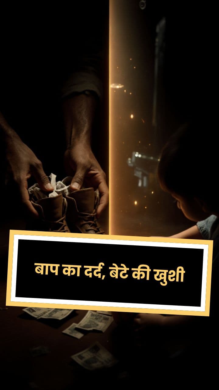 बाप का दर्द, बेटे की खुशी