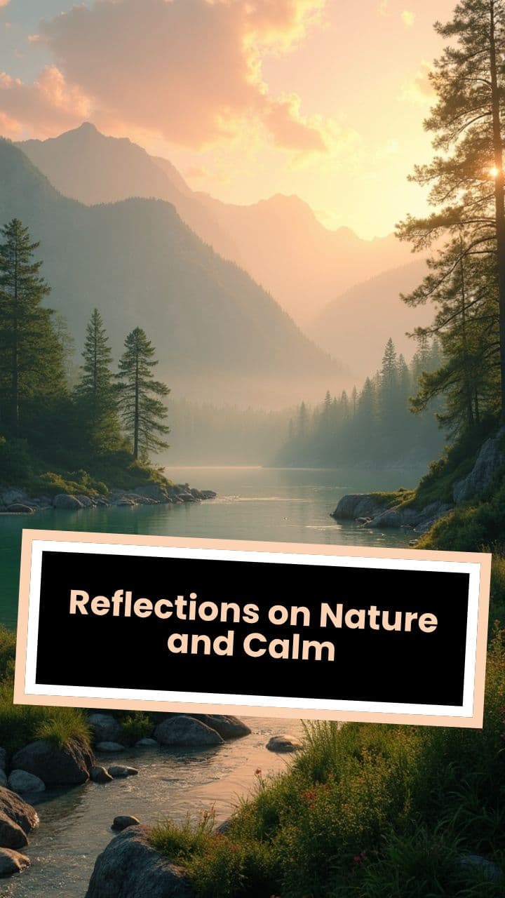 Reflections on Nature and Calm