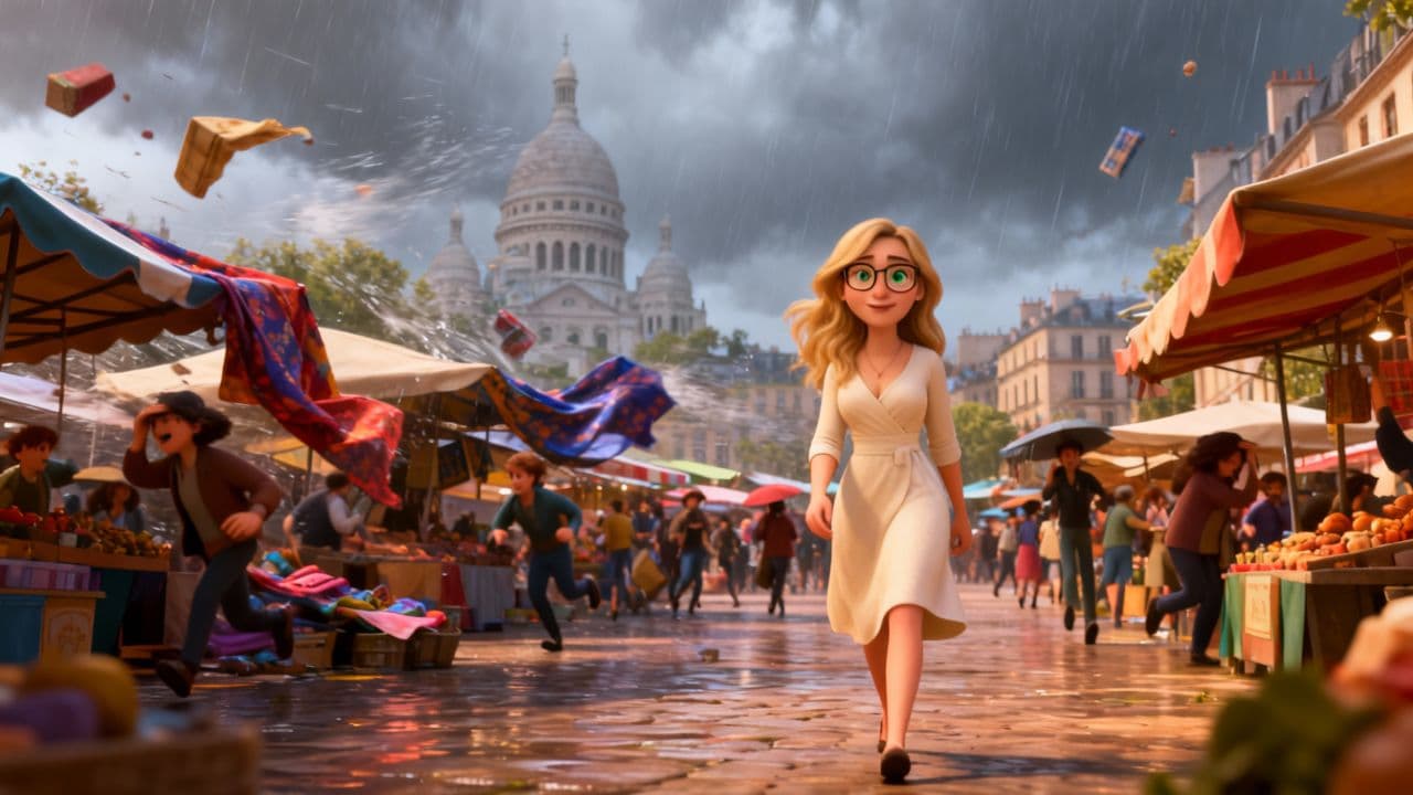 #6942-La Tempête Romantique à Montmartre