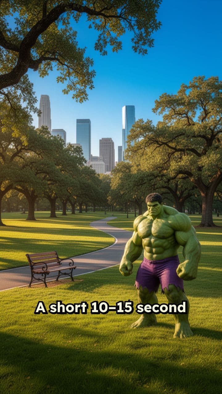 Hulk Strong in the Park