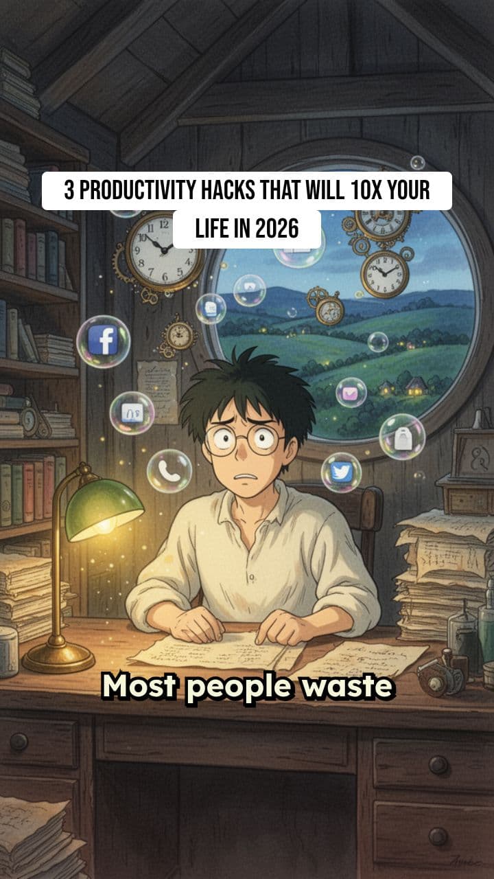 3 Productivity Hacks That Will 10x Your Life in 2026