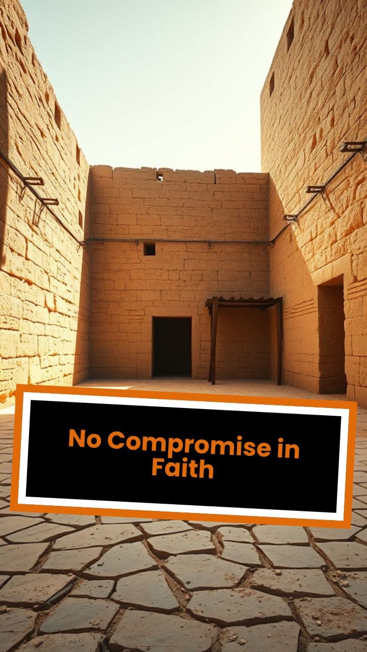 No Compromise in Faith