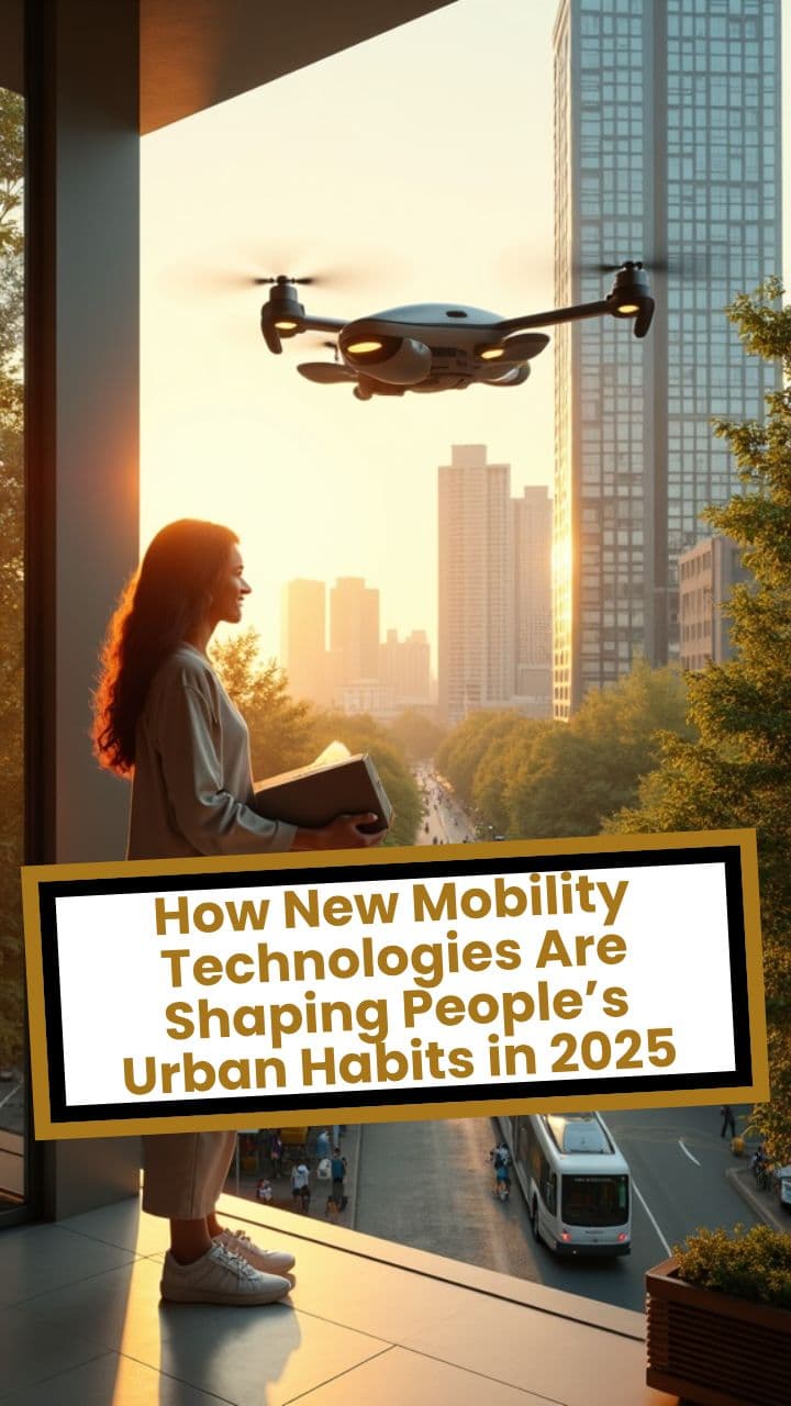 How New Mobility Technologies Are Shaping People’s Urban Habits in 2025