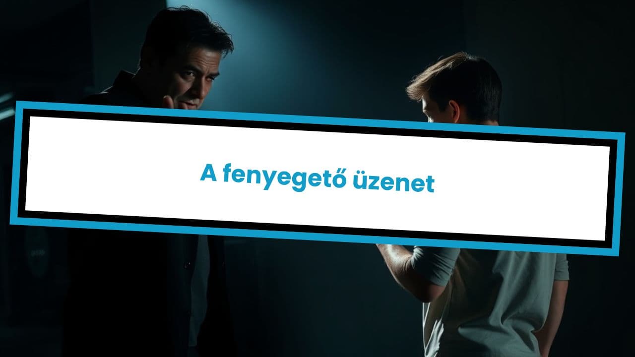A fenyegető üzenet